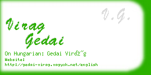 virag gedai business card